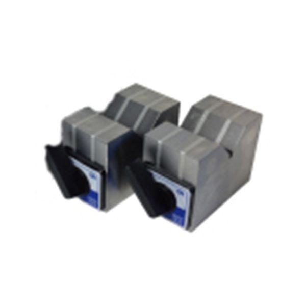 【メーカー在庫あり】 EA719DH-11 エスコ ESCO 70x38x50mm/ 66N V型マグネットブロック(2個) SP店の画像