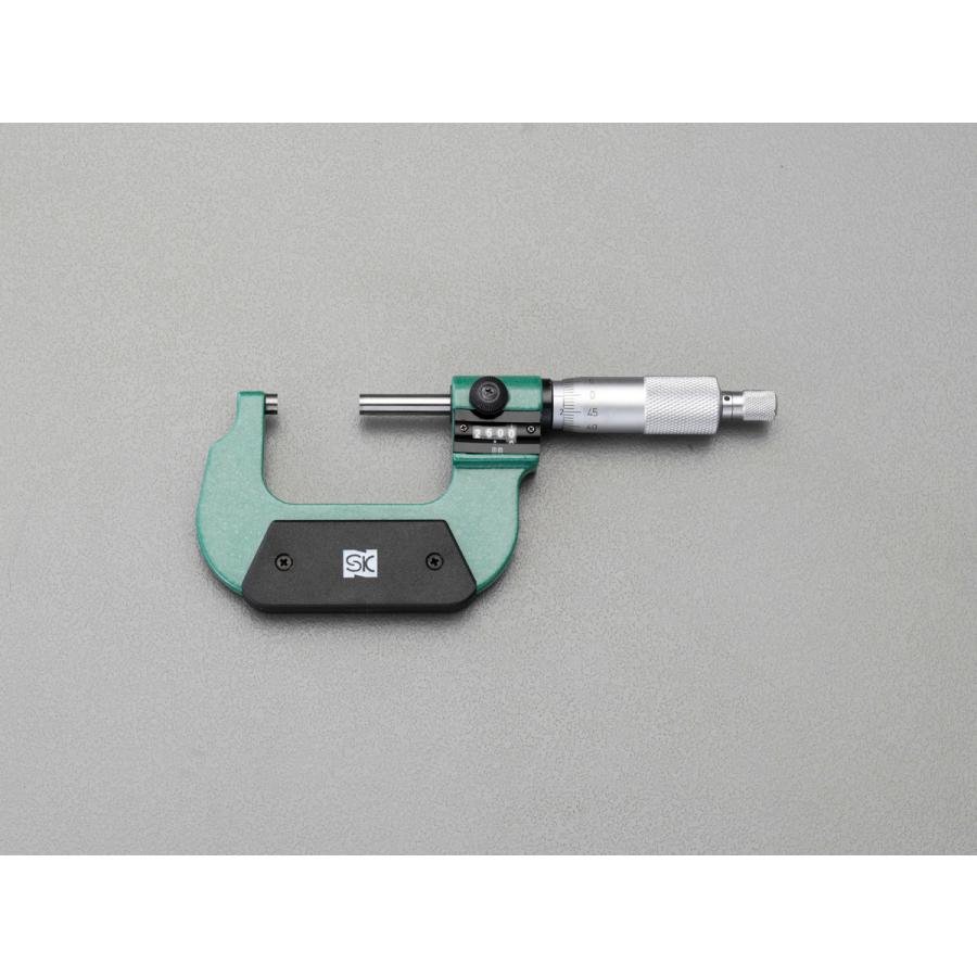 【メーカー在庫あり】 000012257725 エスコ ESCO 0-25mm マイクロメーター(カウンター付) SP店