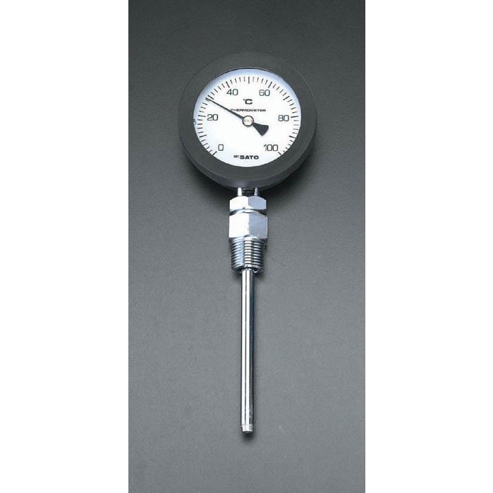 【メーカー在庫あり】 000012068881 エスコ ESCO 0-100℃/100mm バイメタル式温度計 SP店