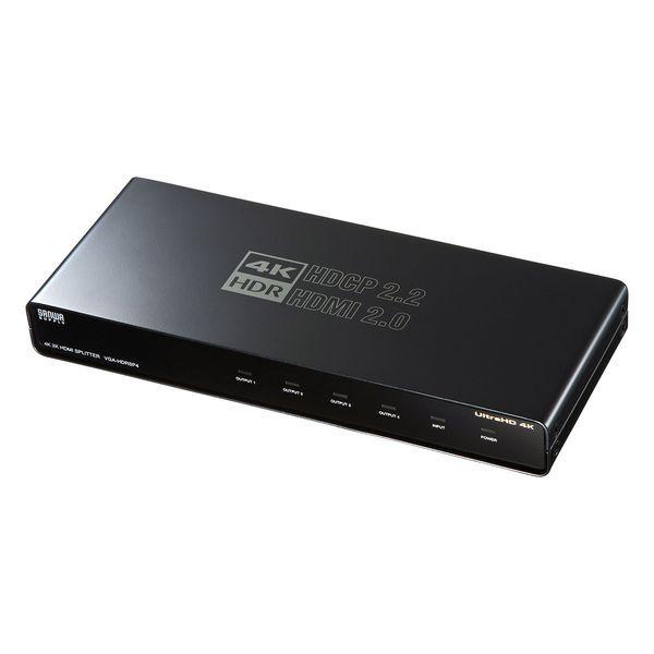 【メーカー在庫あり】 000012337032 エスコ ESCO 4K/60Hz・HDR対応HDMI分配器(4分配) SP店