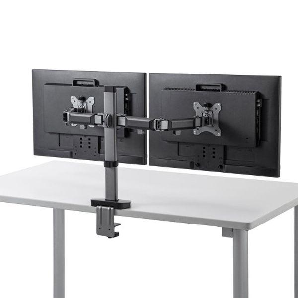 【メーカー在庫あり】 EA764AG-21 エスコ ESCO 380mm モニターアーム (水平可動/2面) SP店_5