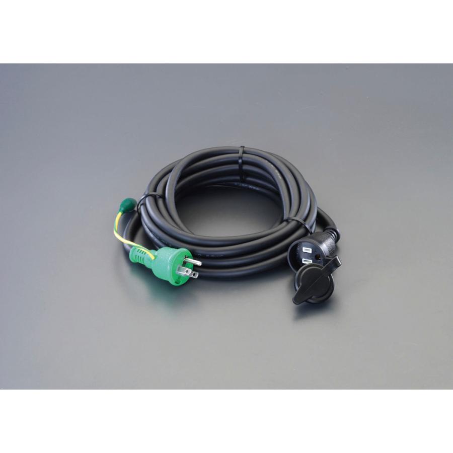 【製造会社店卸し資産あり】 000012212734 エスコ ESCO AC125V/15A/10m 押しひろげる吊りひも 地びた付/防雨型 SP店