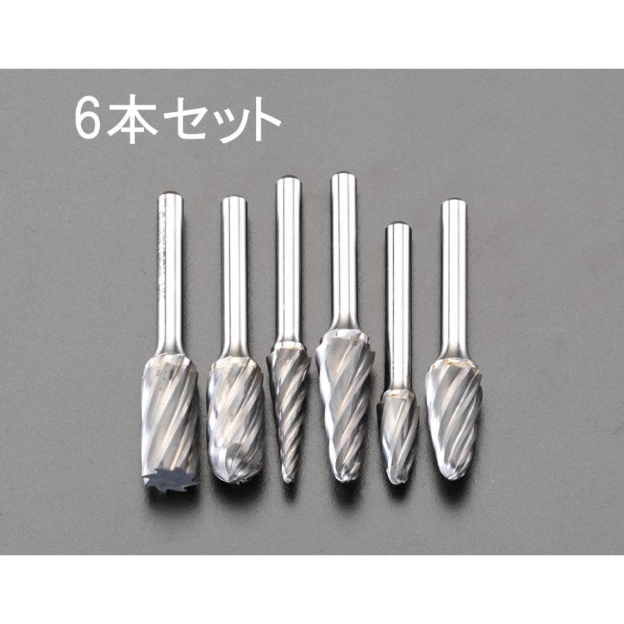 【メーカー在庫あり】 000012036230 エスコ ESCO ６本組/6mm軸 超硬カッターセット SP店 | 
