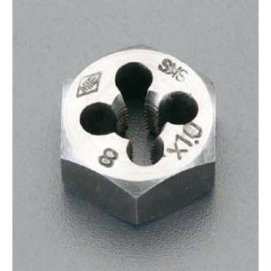 【メーカー在庫あり】 000012081514 エスコ ESCO M33x2.0 六角ダイス SKS2 SP店