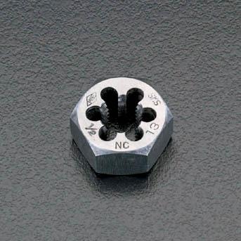 【メーカー在庫あり】 000012022704 エスコ ESCO 3/4\"x10 六角ダイス UNC/SKS2 SP店