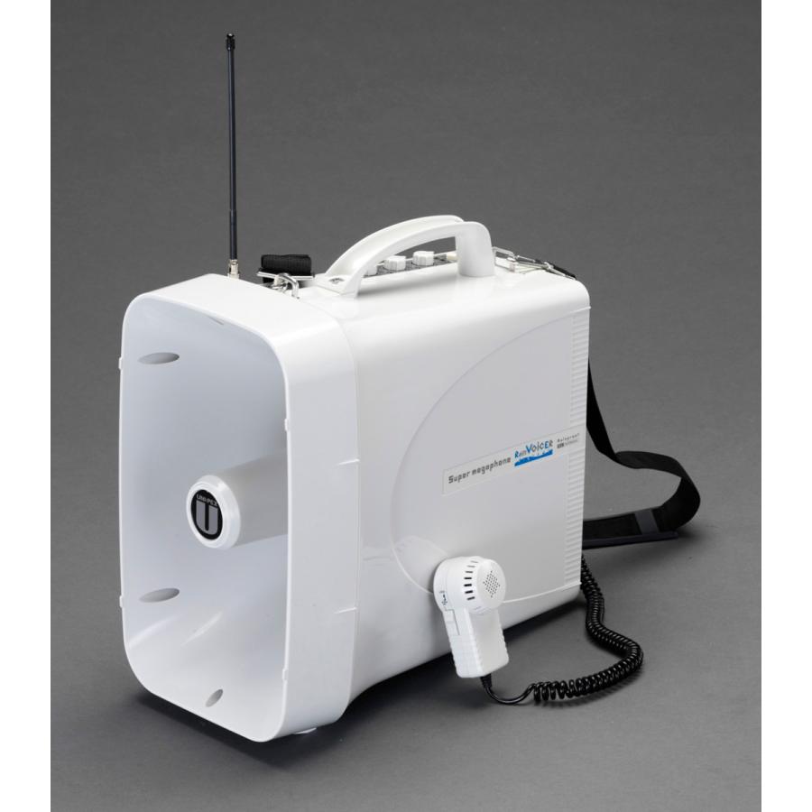 000012260565 エスコ ESCO 30Ｗ メガホン ワイヤレスチューナー内蔵/ショルダー型 SP店