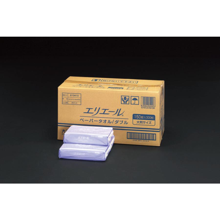 【メーカー在庫あり】 000012230507 エスコ ESCO 230x248mm ペーパータオル 150組/25パック SP店