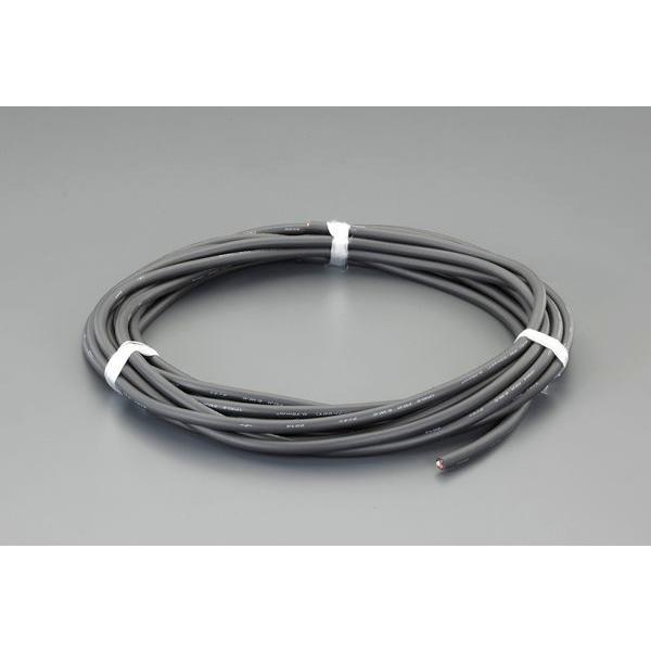 【メーカー在庫あり】 000012292880 エスコ ESCO 2  mm2x10m/3芯 ビニールキャブタイヤケーブル SP店
