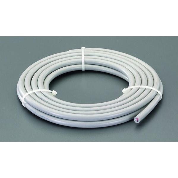 【メーカー在庫あり】 000012298032 エスコ ESCO 5.5 mm2x15m/3芯 ビニールキャブタイヤケーブル SP店