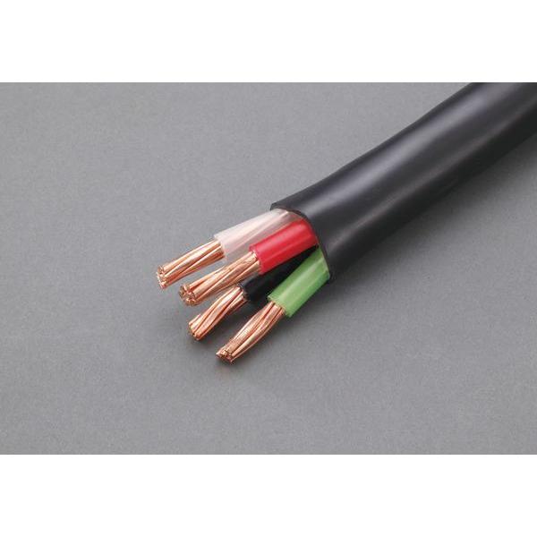【メーカー在庫あり】 EA940AZ-32 エスコ ESCO 3.5mm2 x20m/4芯 2種EPゴム キャブタイヤケーブル JPの画像