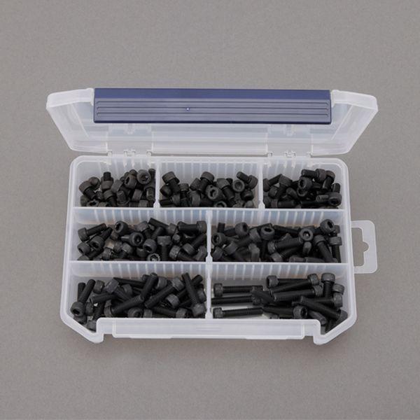 【メーカー在庫あり】 000012343404 エスコ ESCO M6 六角穴付ボルトセット(ステンレス/黒) SP店