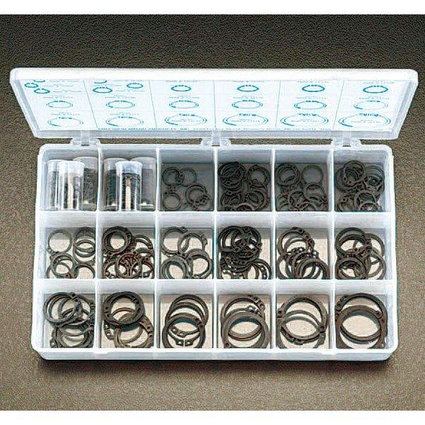 【メーカー在庫あり】 000012009340 エスコ ESCO 6-35mm 軸用スナップリングキット SP店