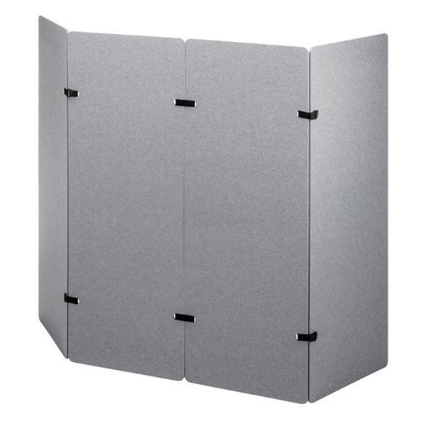 エスコ - 【製造会社店卸し資産あり】 000012327400 ESCO 600x 12x1600粍 パーテーション(吸音/4連) SP店