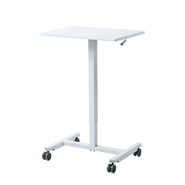 【メーカー在庫あり】 000012344536 エスコ ESCO 620x435x765-1105mm 昇降デスク(ホワイト) SP店