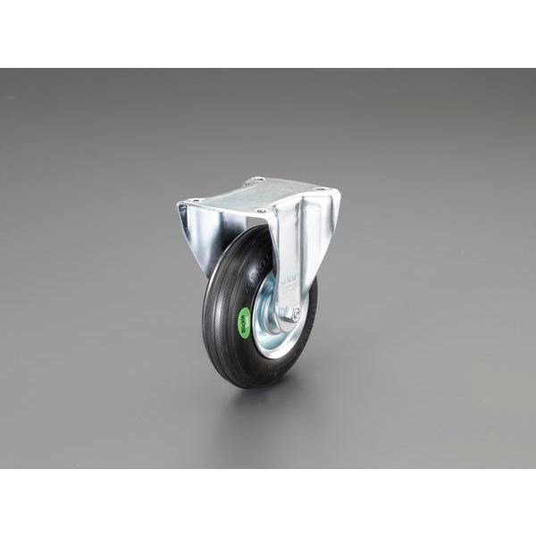 【メーカー在庫あり】 EA986GA-2 エスコ ESCO 160mm キャスター(固定金具/ソフトラバー) SP店