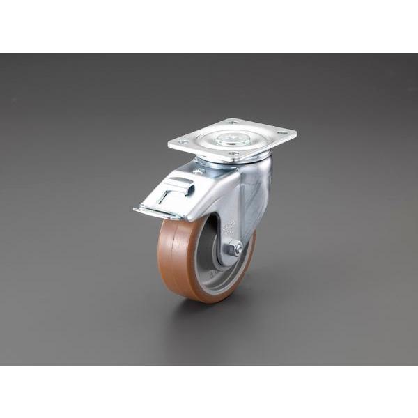 【メーカー在庫あり】 EA986KH-22 エスコ ESCO 150mm キャスター(自在金具/ブレーキ付) SP店