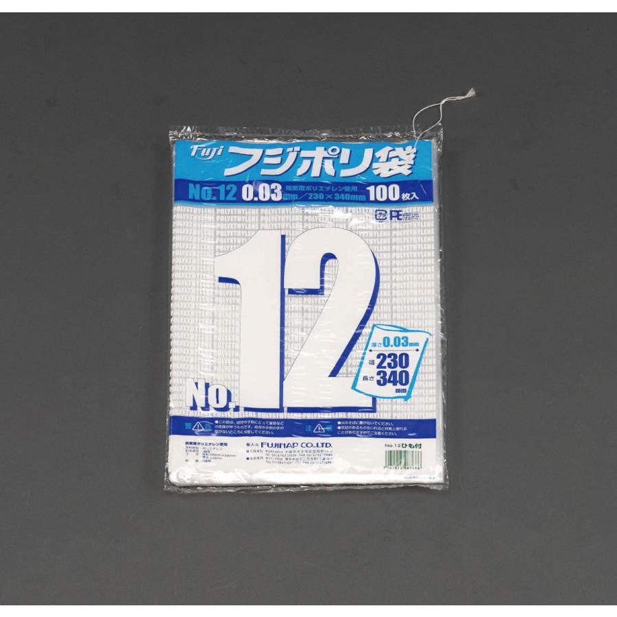 【メーカー在庫あり】 000012245516 エスコ ESCO 300x450mm ポリ袋 紐付/1000枚 SP店の画像
