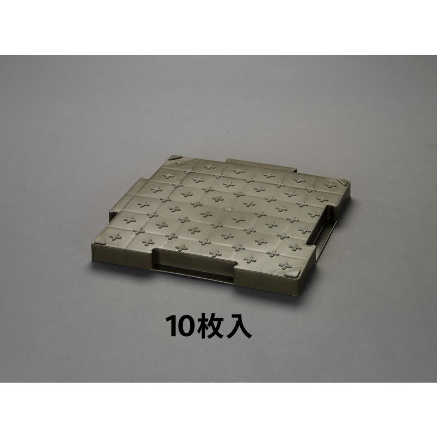 【製造会社店卸し資産あり】 000012249035 エスコ ESCO 500x500x45粍 脂製一枚板 OD色/10枚 SP店