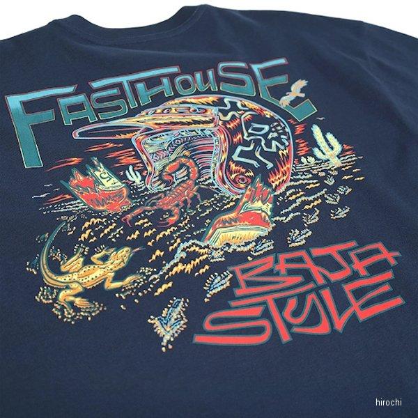 【メーカー在庫あり】 G6158 ファストハウス FASTHOUSE Tシャツ バハスタイル ネイビー Lサイズ SP店 | ブランド登録なし | 03