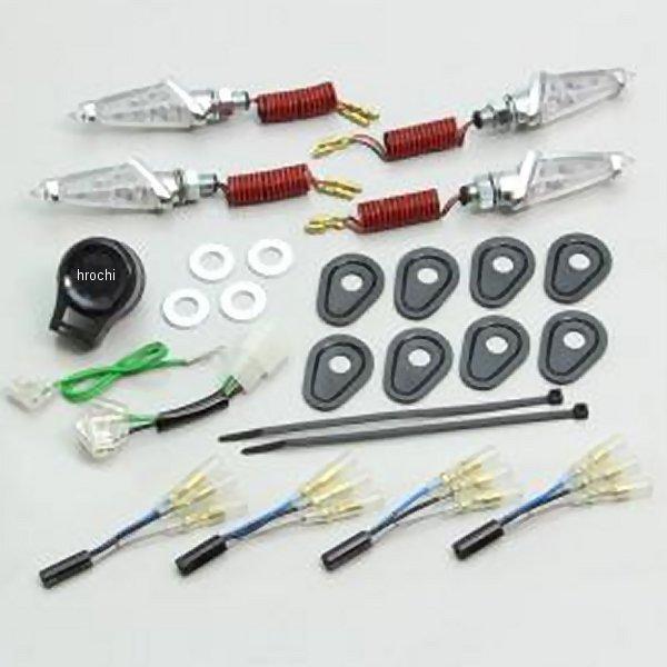 HA5228MC ハリケーン LED ダガー ウインカーキット MT-09 トレーサー、MT-07 メッキ クリアレンズ HD店