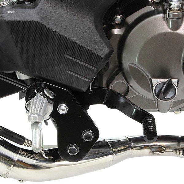 【メーカー在庫あり】 HF5305 ハリケーン バックステップキット Z125 プロ 黒 SP店