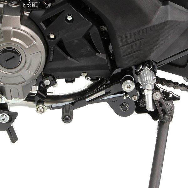 【メーカー在庫あり】 HF5305 ハリケーン バックステップキット Z125 プロ 黒 SP店_1