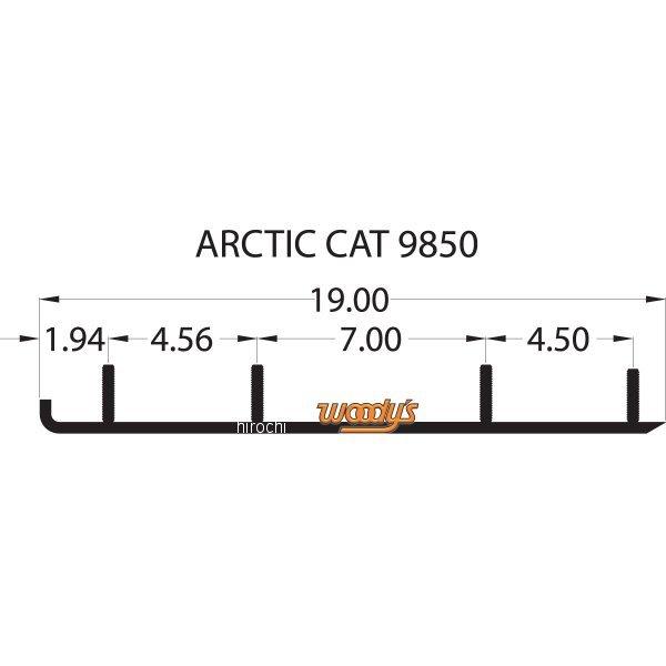 【USA在庫あり】 HSA-9850 ウッディーズ Woody's ランナー 9850 トップストック Arctic Cat (左右ペア) SP店｜hirochi3｜02