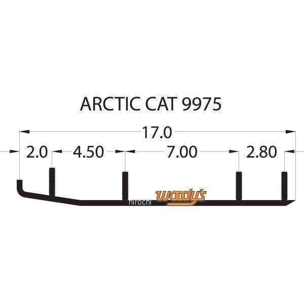 【USA在庫あり】 HSA-9975 ウッディーズ Woody's ランナー 9975 トップストック Arctic Cat (左右ペア) SP店｜hirochi3｜02