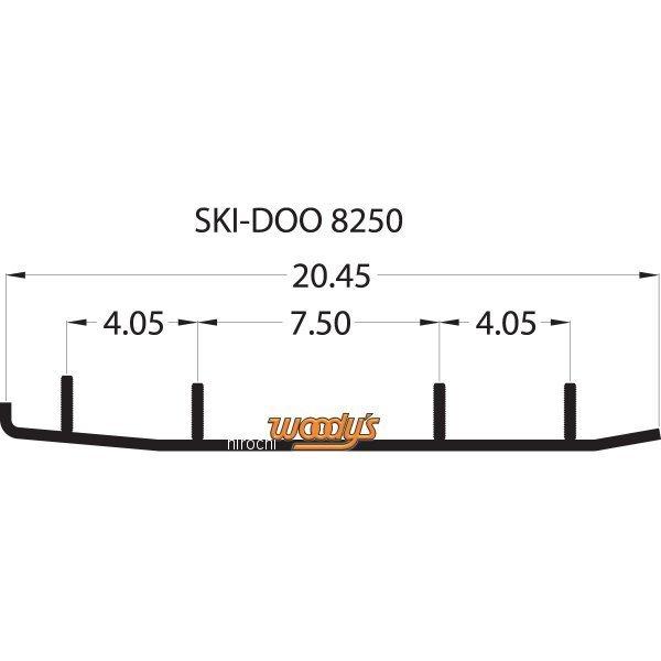 【USA在庫あり】 HSD-8250 ウッディーズ Woody's ランナー 8250 トップストック Ski-Doo (左右ペア) SP店｜hirochi3｜02
