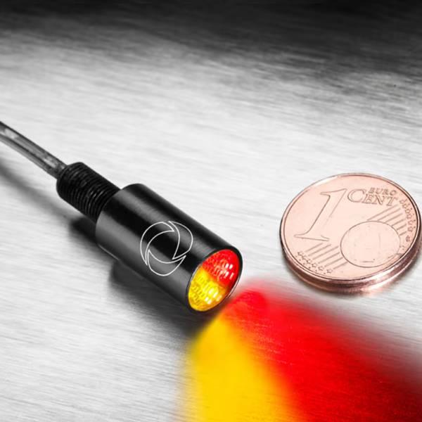 KM1-156-520 ケラーマン Kellermann Bullet Atto DF Integral/バレット アトー DF Integral ブラック/クリアー アンバー/赤/赤 1個売り SP店の画像