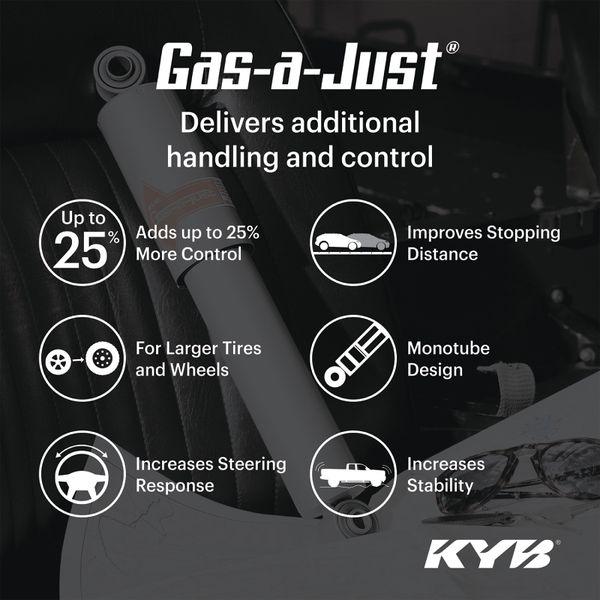 【USA在庫あり】 kyb5550023 KYB 22-25 Nissan Frontier Pro-X / Pro-4X Gas-A-Just Gas Shock - Rear SP店の画像