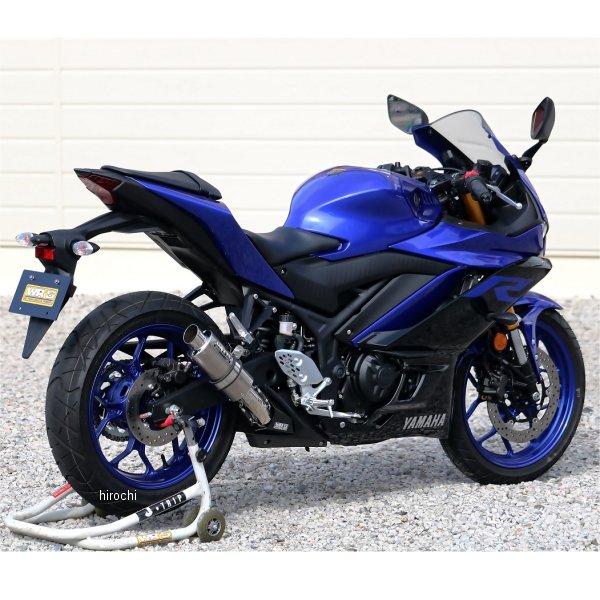NV2255JM ダブルアールズ WR'S スリップオンマフラー S.O.V ショートオーバル JMCA認証 15年-21年 YZF-R25、YZF-R3 ソリッド SP店の画像