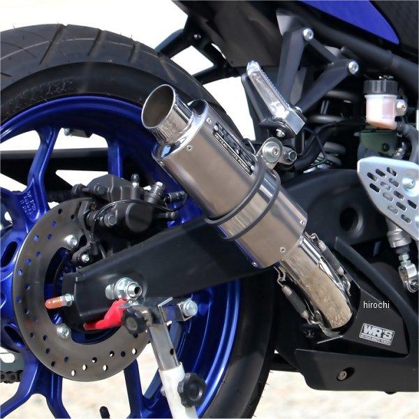 NV2255JM ダブルアールズ WR'S スリップオンマフラー S.O.V ショートオーバル JMCA認証 15年-21年 YZF-R25、YZF-R3 ソリッド SP店の画像
