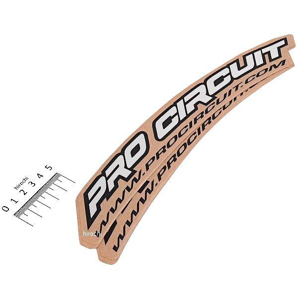 【USA在庫あり】 PCDC0010 プロサーキット Pro Circuit フロントフェンダーステッカー 白 SP店 | 