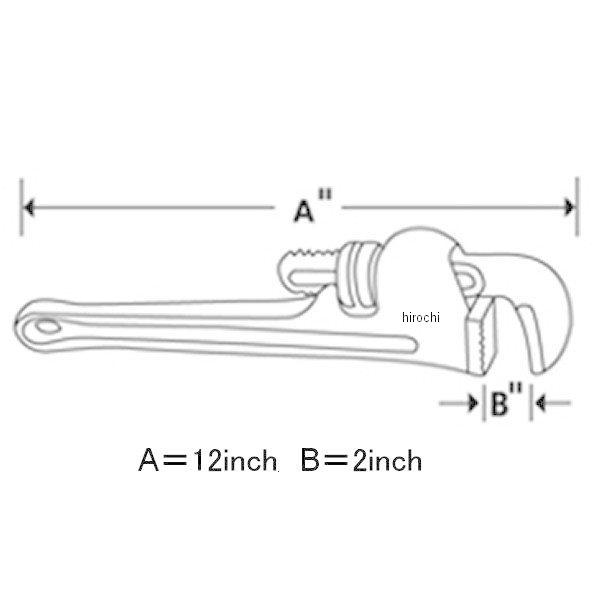 PW12C スナップオン Snap-on エクスターナル パイプ レンチ 全長 12インチ SP店_2