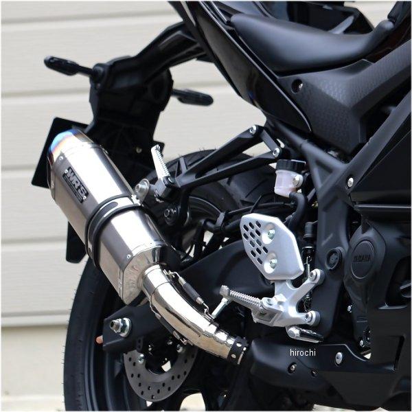 SF2270JM ダブルアールズ WR'S SS-OVAL スリップオンマフラー 22年- ヤマハ YZF-R25 F-BLACK チタン SP店の画像