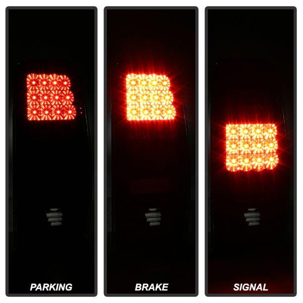 【USA在庫あり】 spy5001535 Spyder シボレー Suburban/Tahoe 1500/2500 00年-06年/GMC Yukon LED テールライト クローム ALT-YD-CD00-LED-C SP店の画像