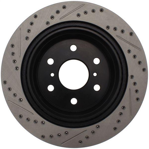 【USA在庫あり】 sto127.66065L StopTech 07年-10年 GMC Sierra w/ リア Drum /07年-09年 GMC Yukon リア 左スリット＆ドリルド ローター SP店の画像