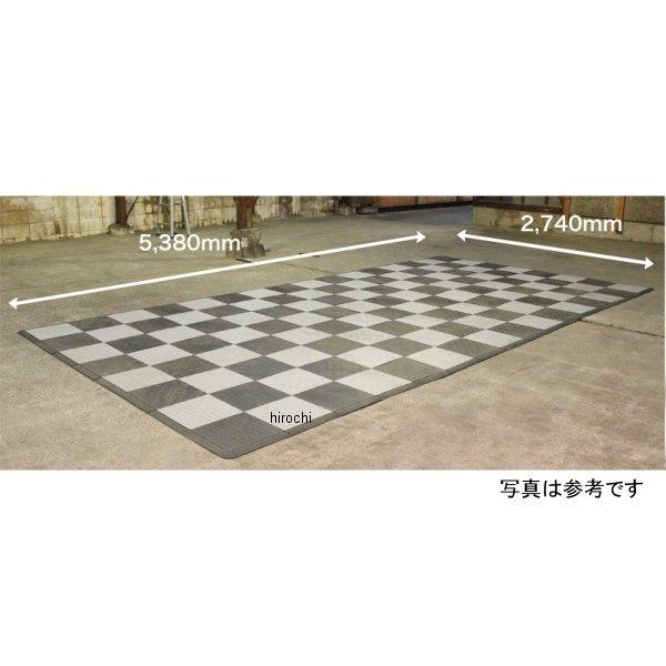 【メーカー在庫あり】 TECTILE-GARAGE0006-BK-OR テックタイル TECTile Car-Mセット 2,740mm×5,380mm 黒/オレンジ SP店_1