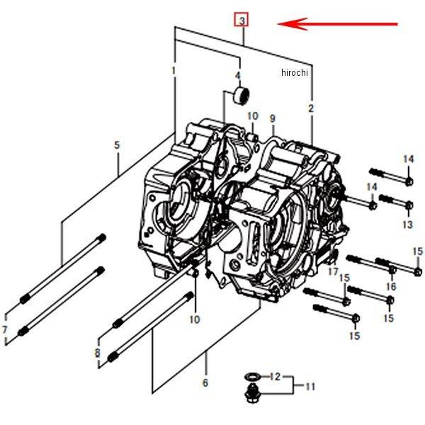 ぷしゅページです＊ 00-01-1683 SP武川 クランクケースセット 右/左 HD店