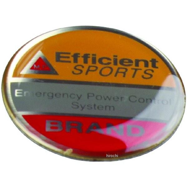 【メーカー在庫あり】 000205 ポッシュ POSH Efficient sportsマルバッジ 30mm JP店 | 