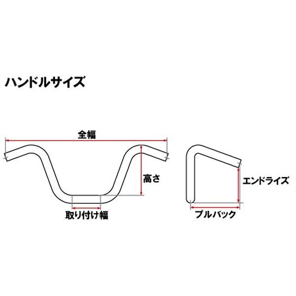 【メーカー在庫あり】 000486 ネオファクトリー スカイハイバーハンドル 黒 ヘコミ無し JP店_2