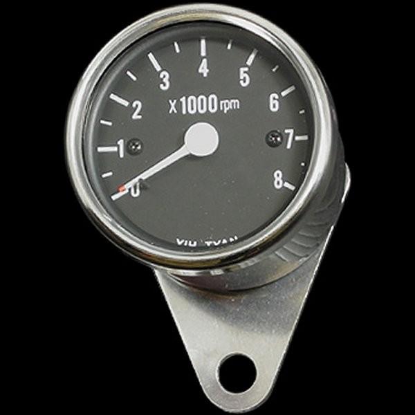 【メーカー在庫あり】 001539 ネオファクトリー 60mm タコメーター 黒盤 JP店