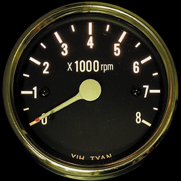【メーカー在庫あり】 001539 ネオファクトリー 60mm タコメーター 黒盤 JP店_2