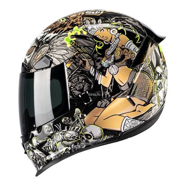 【New】 0101-19167 アイコン ICON 2026年春夏モデル フルフェイスヘルメット AIRFRAME PRO AZTEC NINE ゴールド S JP店 | ブランド登録なし | 01