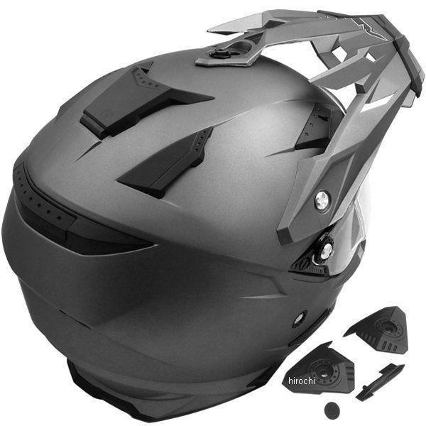 0110-3765 AFX オフロードヘルメット FX-41DS グレー XXLサイズ (64cm 