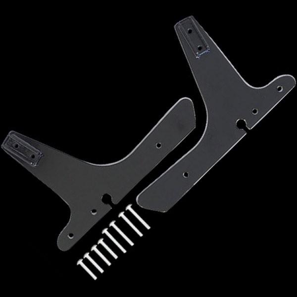 【メーカー在庫あり】 021600 ネオファクトリー シーシーバーサイドプレート ブラック 04年以降 XL用 JP店
