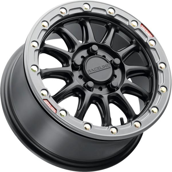 【USA在庫あり】 0230-1553 RACELINE WHEELS Alpha ビードロックホイール 17X7 5X114.3 +25 ブラック JP店
