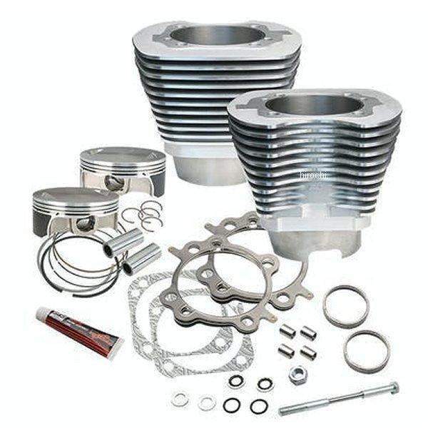 910-0321 S&S エスアンドエス 4-1/8インチシリンダー&ピストンキット シルバー 117インチ 07年-16年 ビッグツイン JP店