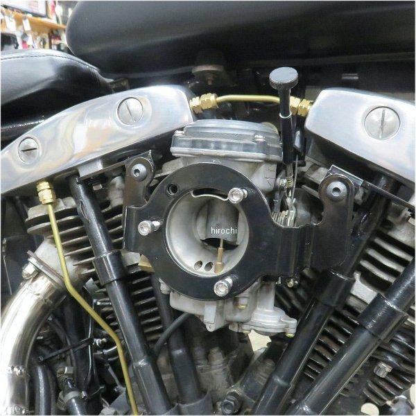 【メーカー在庫あり】 025257 ネオファクトリー CVキャブマウントキット 79年-85年 ショベル 黒 JP店